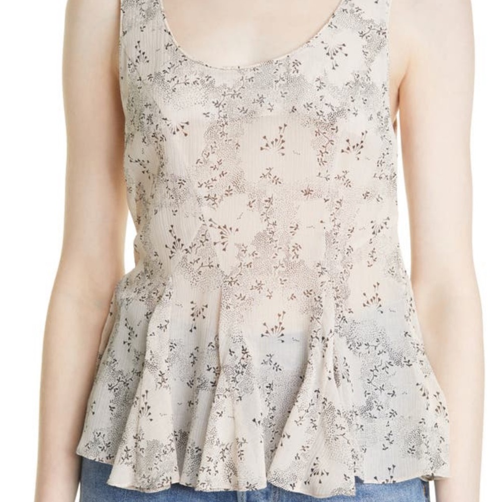 Nwt Rebecca Taylor peplum top size 8